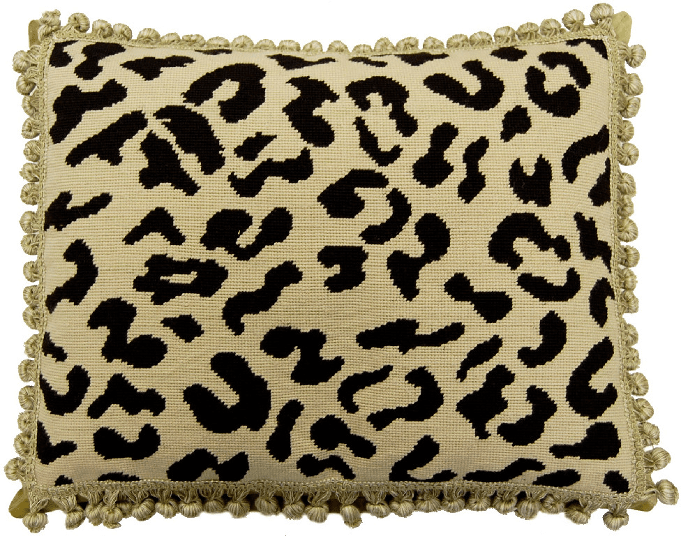Black leopard 2025 pillow