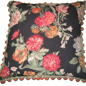 Floral Study 2 Needlepoint Pillow