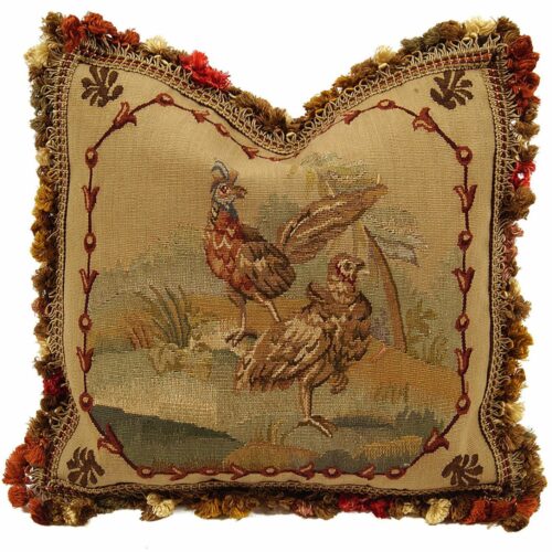 Virginia's Chicks Needlepoint Pillow