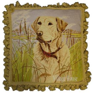 Yellow Labrador Dog Pillow