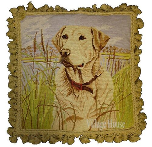 Yellow Labrador Dog Pillow