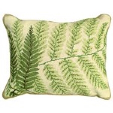 foliage Needlepoint Pillow