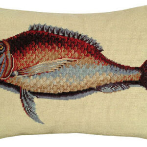 New DIY Needlepoint Pillow Kit Fish in Seaweed 16x16