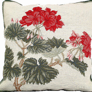 floral Needlepoint pillow