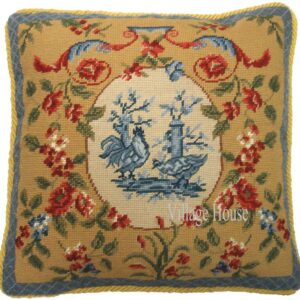 French Country Needlepoint Pillows