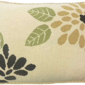 Floral Needlepoint pillow