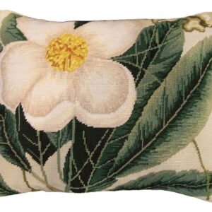 floral Needlepoint pillow