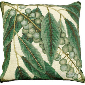 floral Needlepoint Pillow