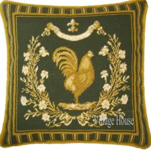 French Country Needlepoiint Pillow