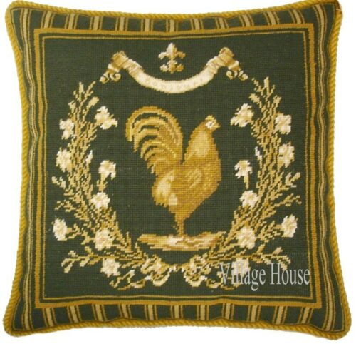 French Country Needlepoiint Pillow