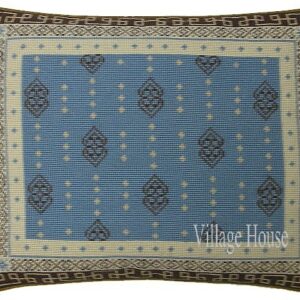 Geometric Needlepoint Pillow