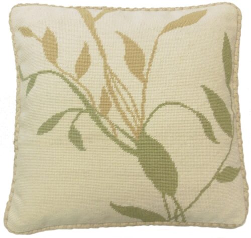 floral Needlepoint pillow