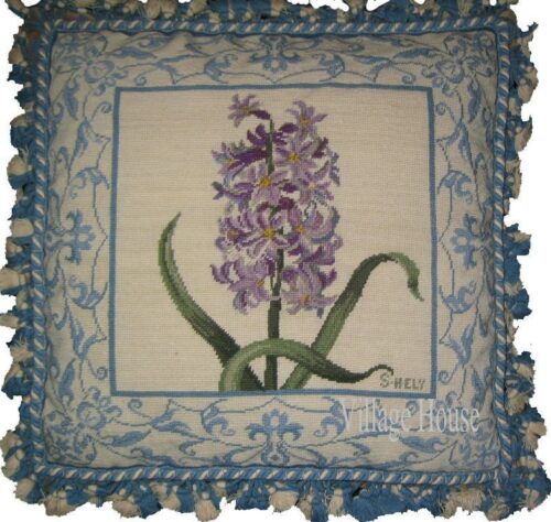 Hyacinth needlepoint