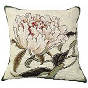 Floral Needlepoint Pillow