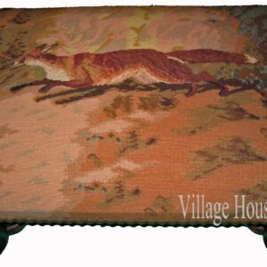 Running Fox Aubusson Weave Stool