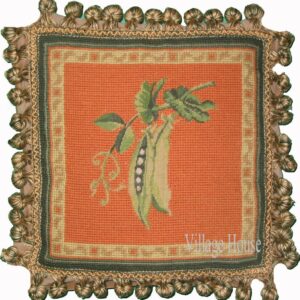 Sweet Pea Needlepoint Pillow