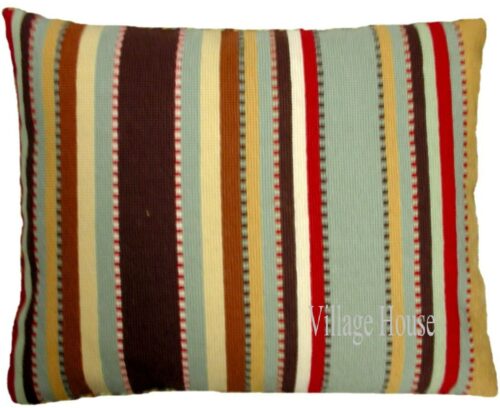 Stripe Needlepoint Pillow