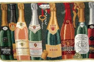 Wine Lovers Needlepoipnt Pillow