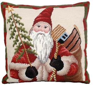 Santa Pillow, Christmas Pillows, Christmas Santa Pillow, Christmas