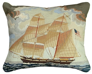 Brig Georgiana Needlepoint Pillow