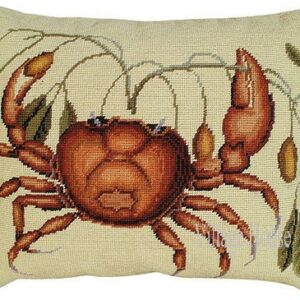 crab seashore pillow
