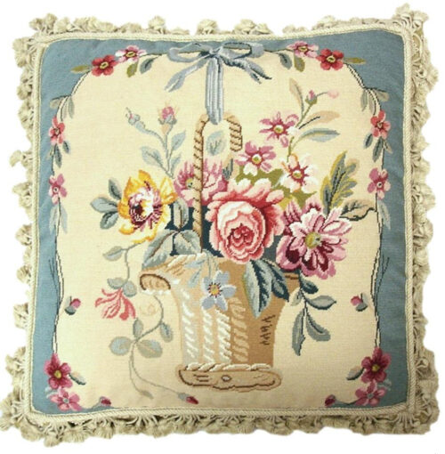 floral needlepoint