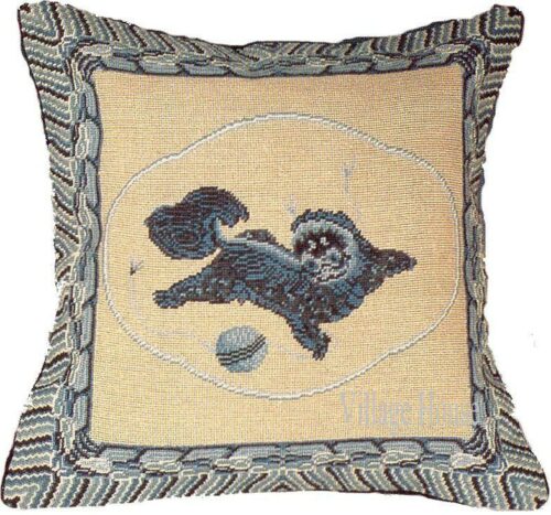 Oriental Accent Needlepoint Pillow